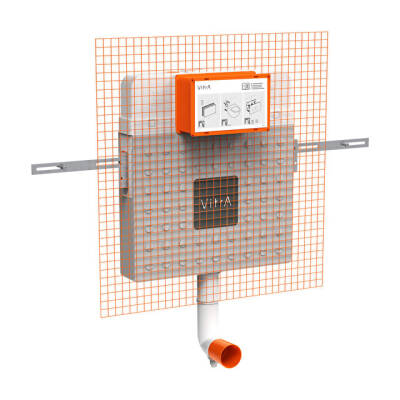 VitrA V8 Duvara Tam Dayalı Klozetleri İçin Gömme Rezervuar 8 cm, 2.5/4 L - VİTRA