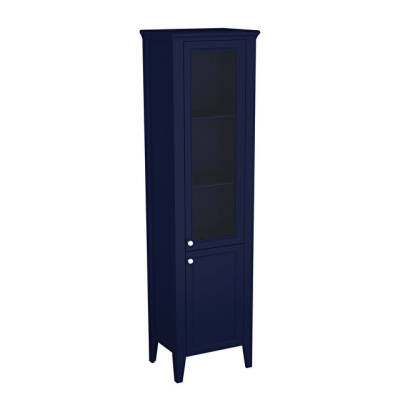 VitrA Valarte Neo Cam Kapaklı Boy Dolabı, 55 cm, Çelik Mavisi - VİTRA