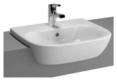 Vitra Zentrum Yarım tezgah lavabo, 50 cm - VİTRA